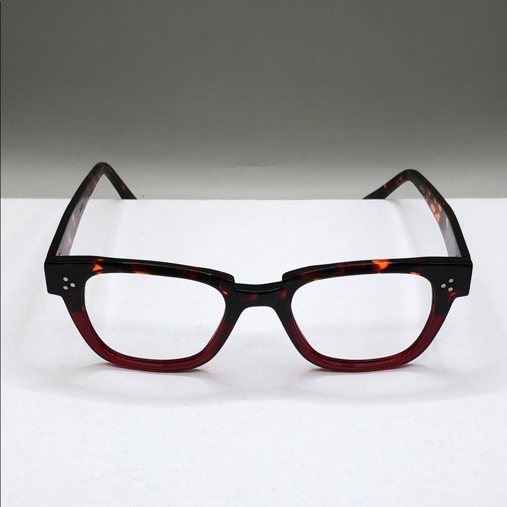 See Eyewear 5578 Designer Glasses Frames ONLY Italy Unisex Blood Orange Tortoise